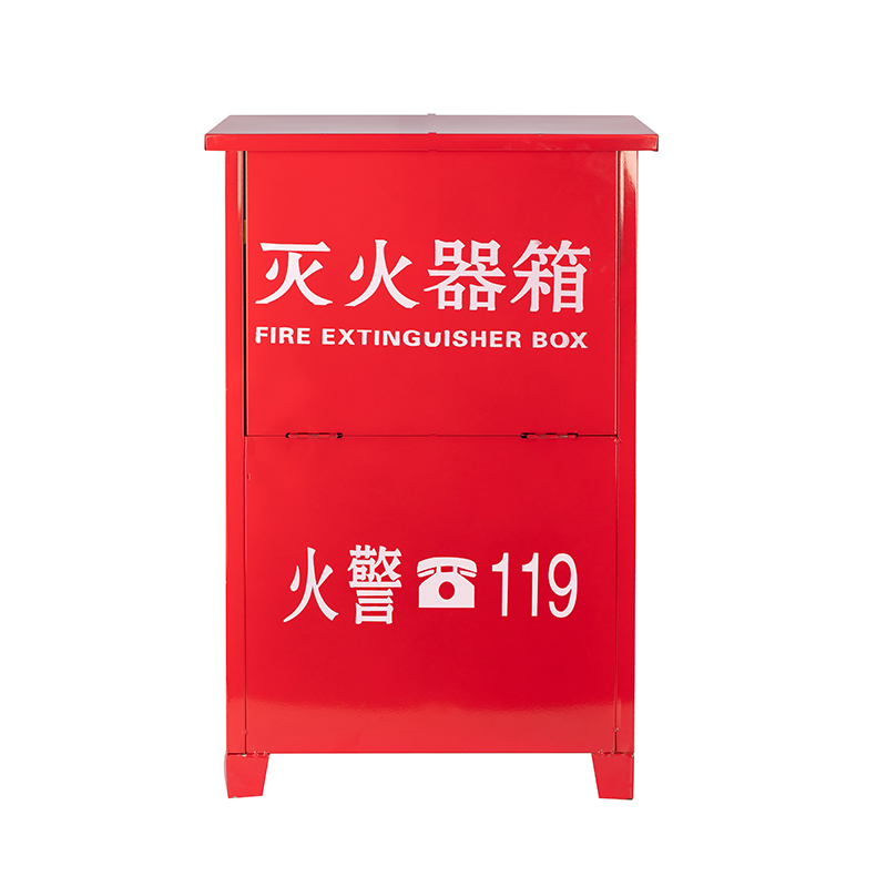 正安加厚不锈钢灭火器消防箱   可放8kg