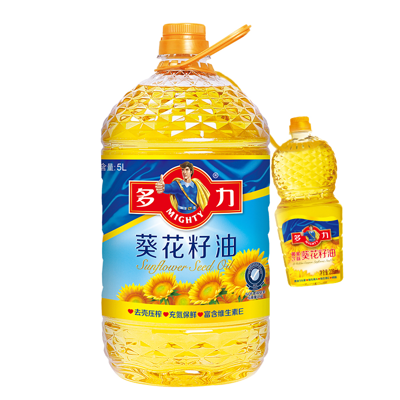 多力葵花籽油 5L+238ml 