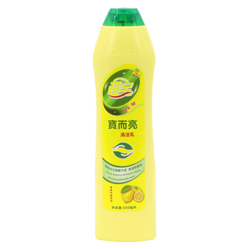 洁而亮特强去污剂柠檬500ml